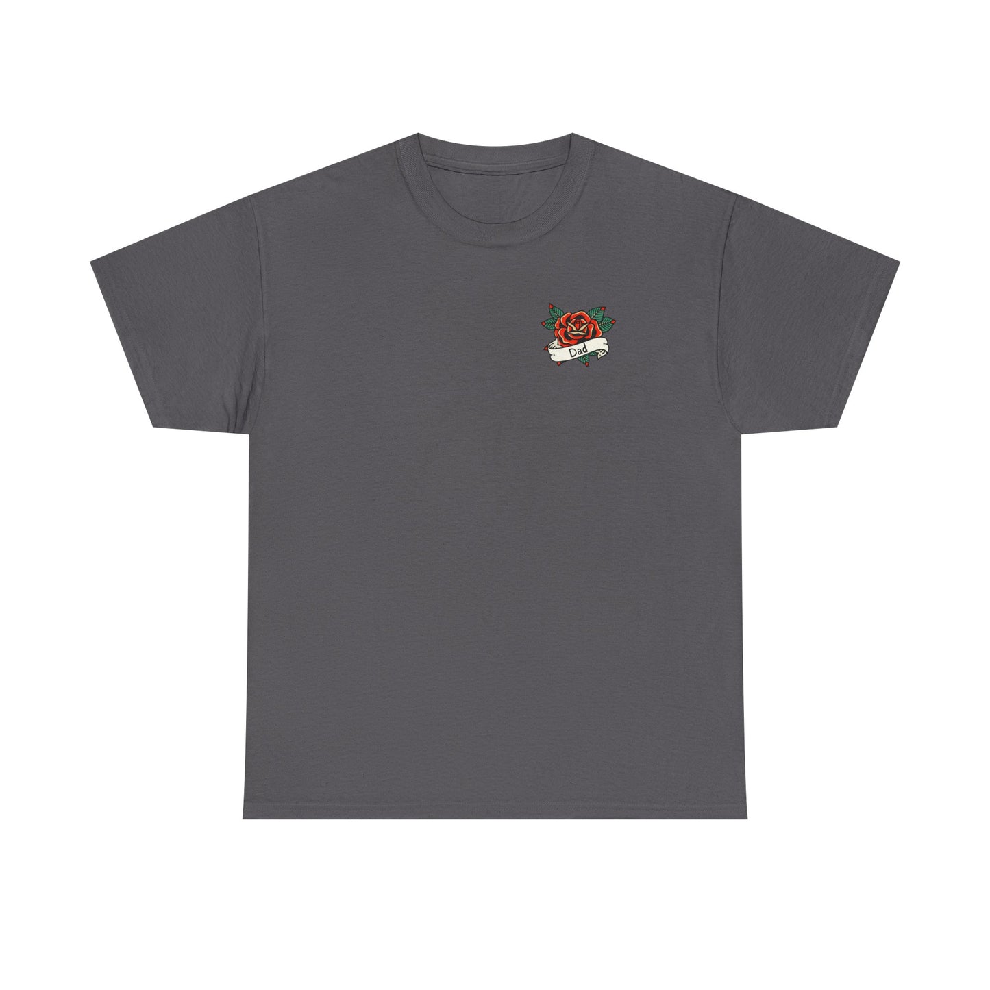 Dad Heavy Cotton Tee | Tattoo Design