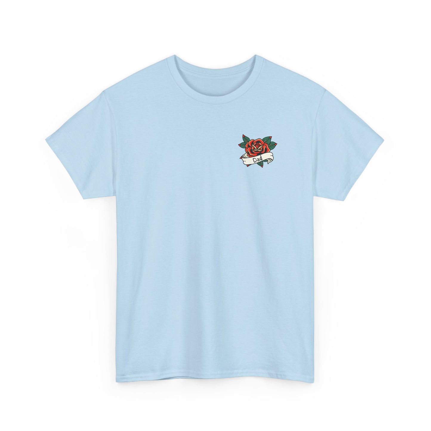 Dad Heavy Cotton Tee | Tattoo Design