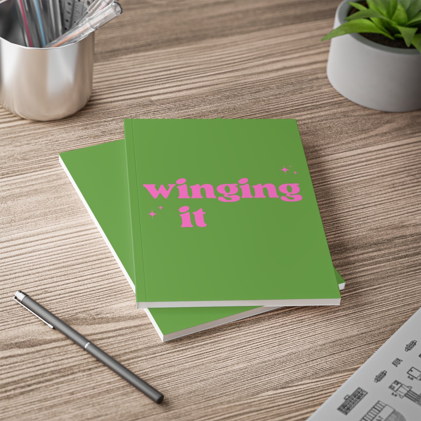 Notebook Softcover A5, Winging it
