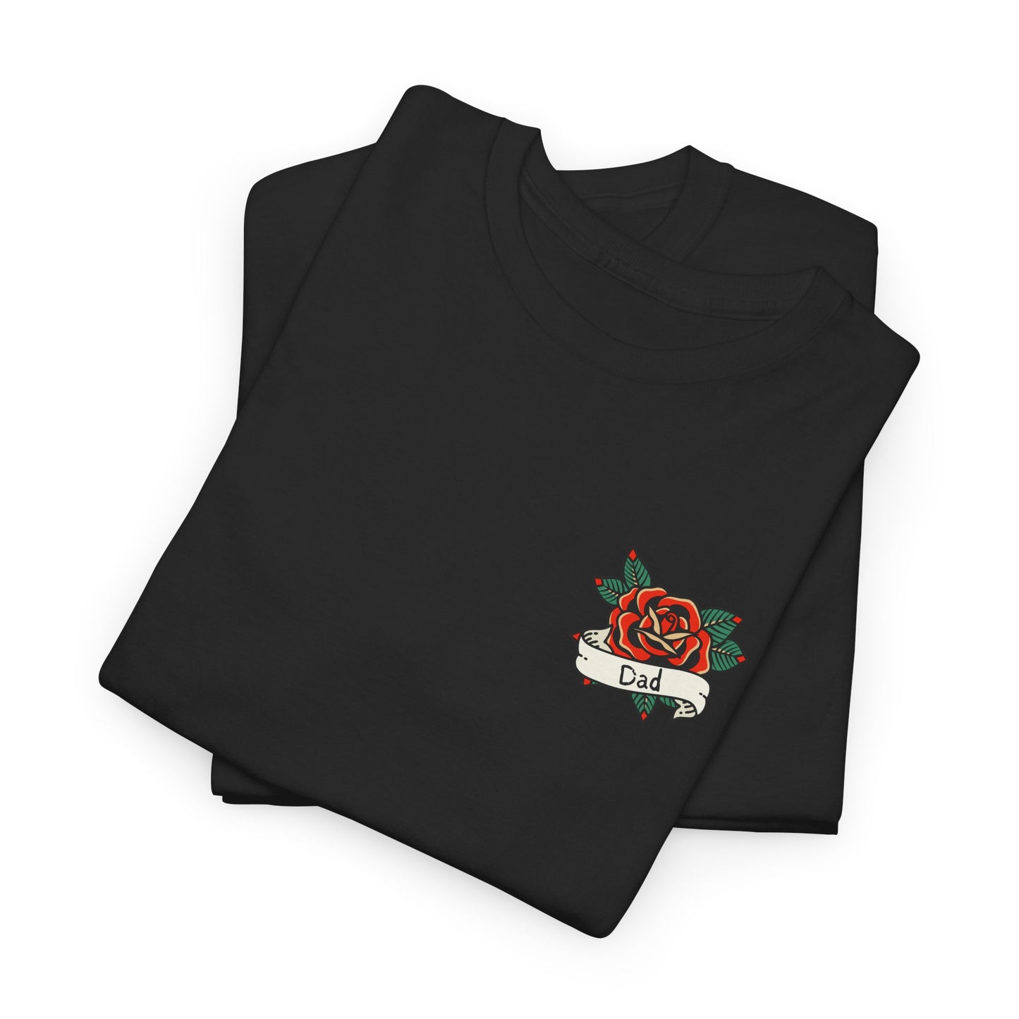 Dad Heavy Cotton Tee | Tattoo Design