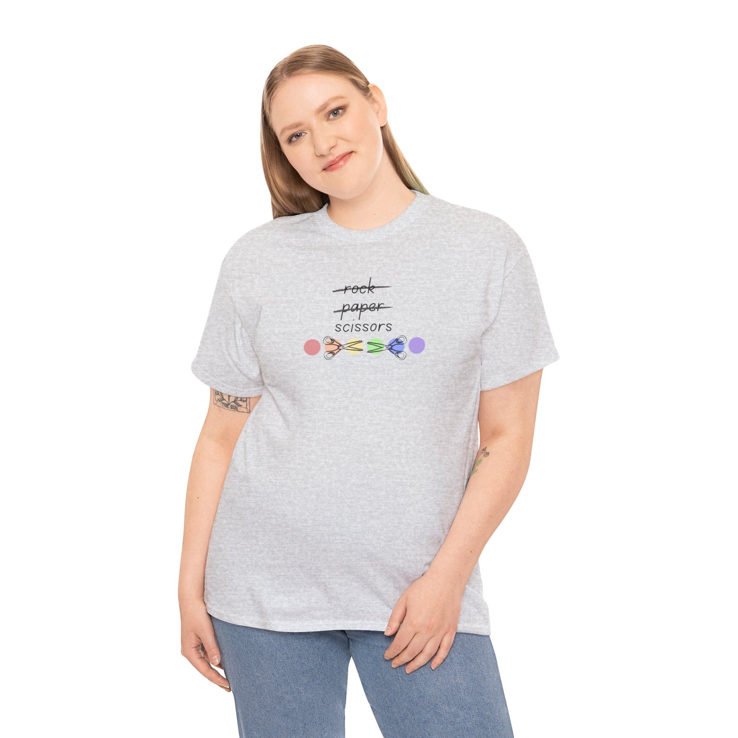 Pride Lesbian/Bi T-shirt-Unisex Heavy Cotton