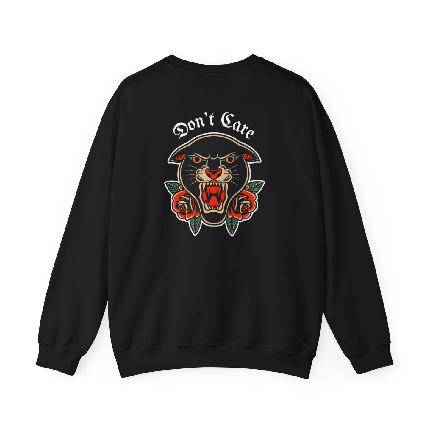 A Tattoo Sweatshirt Unisex Heavy Blend™ Crewneck Don't Care