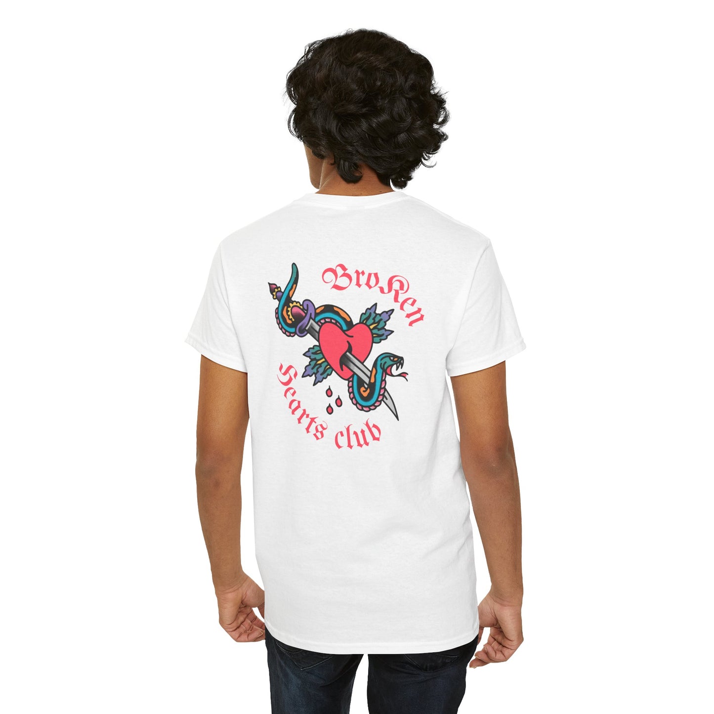 A Tattoo Tee, Broken Hearts Club, Unisex T-Shirt