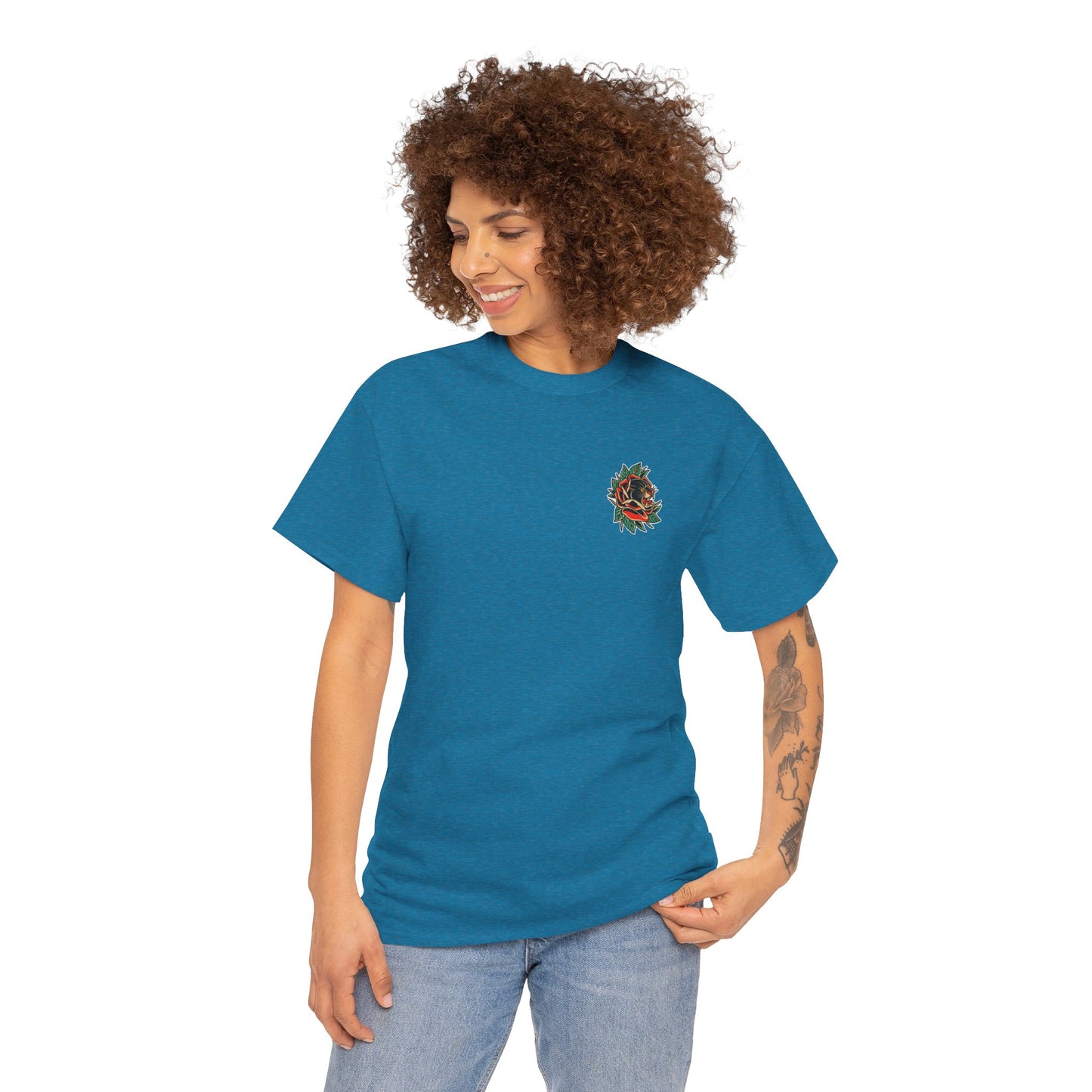 A Tattoo T-shirt Don't Care Unisex Heavy Cotton REDUCED FROM £24.99 to £21.99 S-2XL