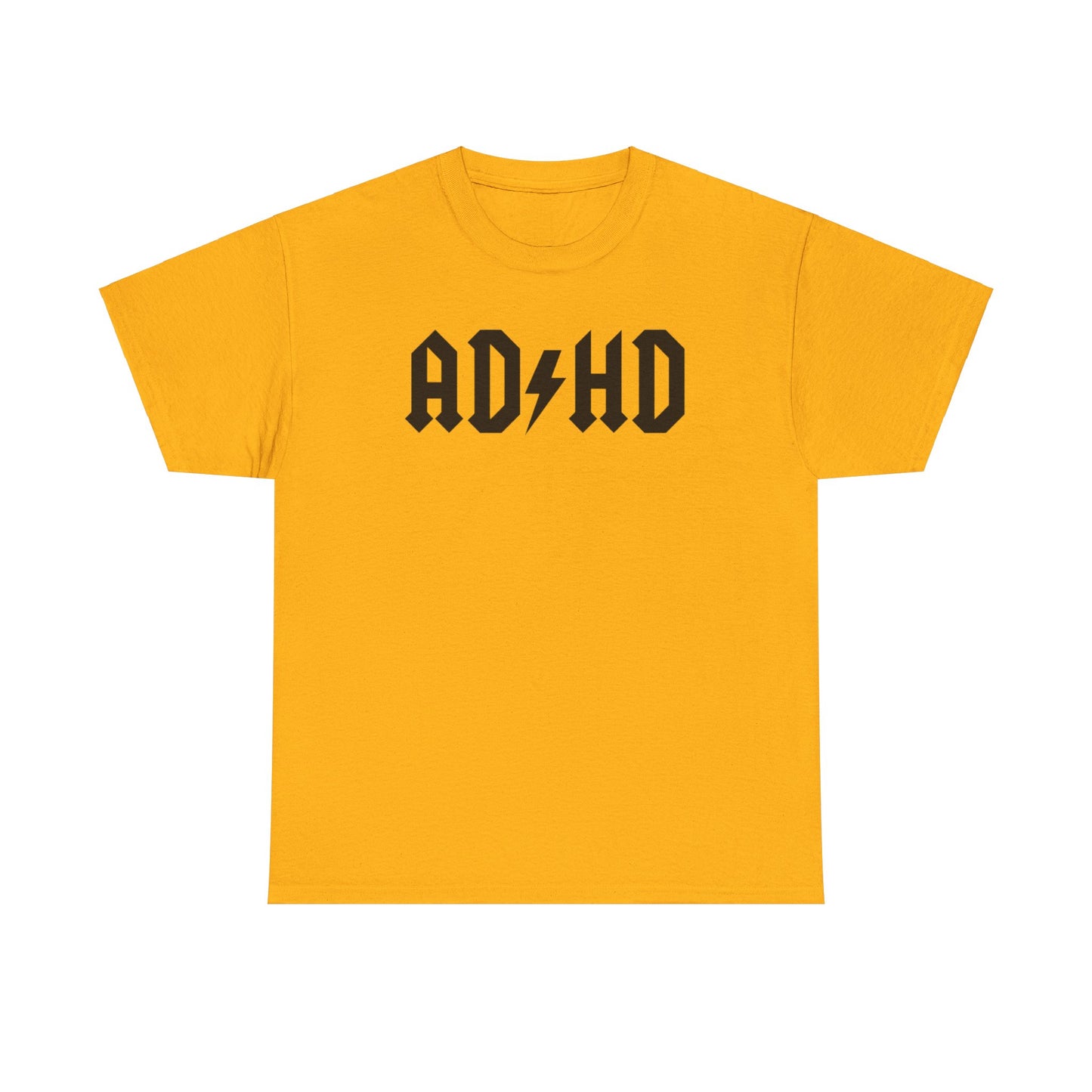 Unisex ADHD ADULT Heavy Cotton T-shirt (many colours)