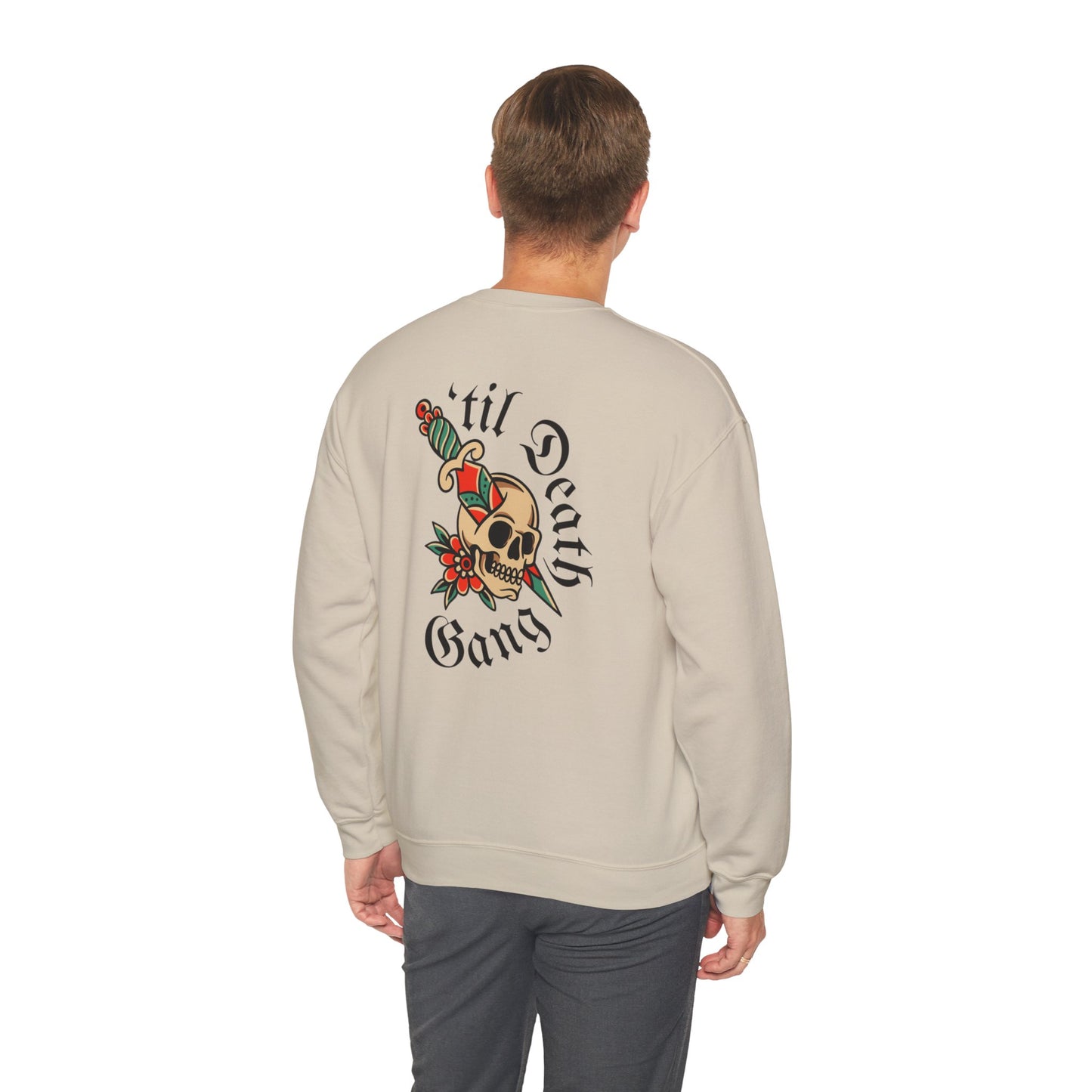 A 'Til Death Gang sweatshirt Unisex Heavy Blend™ Crewneck