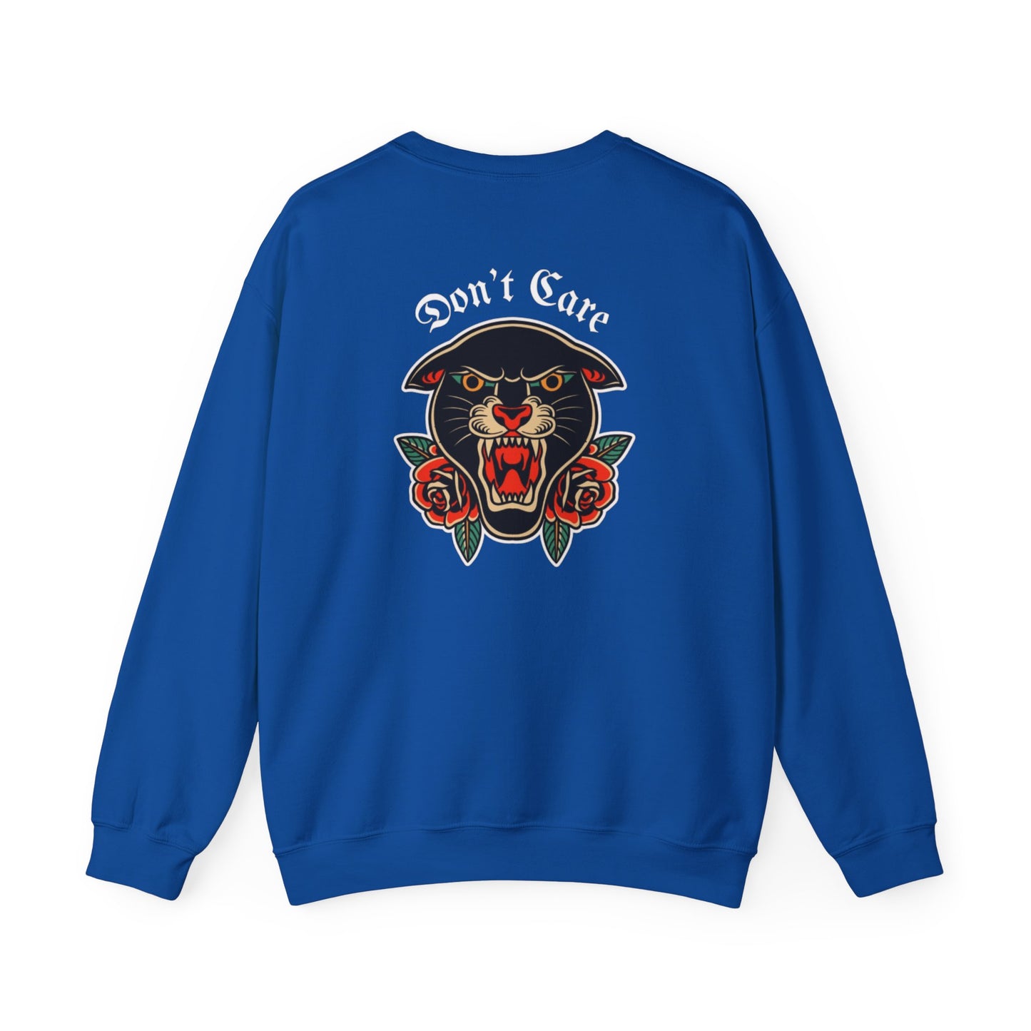 A Tattoo Sweatshirt Unisex Heavy Blend™ Crewneck Don't Care