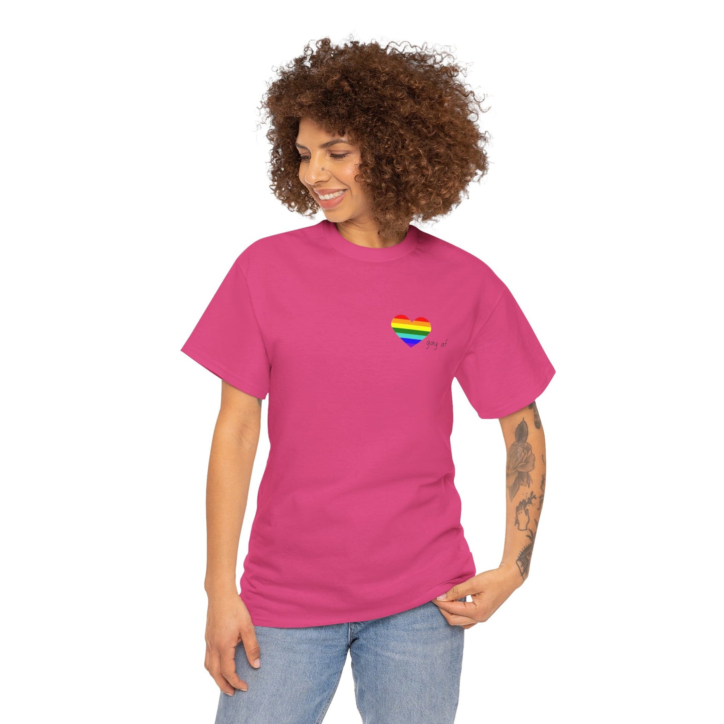 Pride  GAY AF T-shirt-Unisex Heavy Cotton  (many colours)