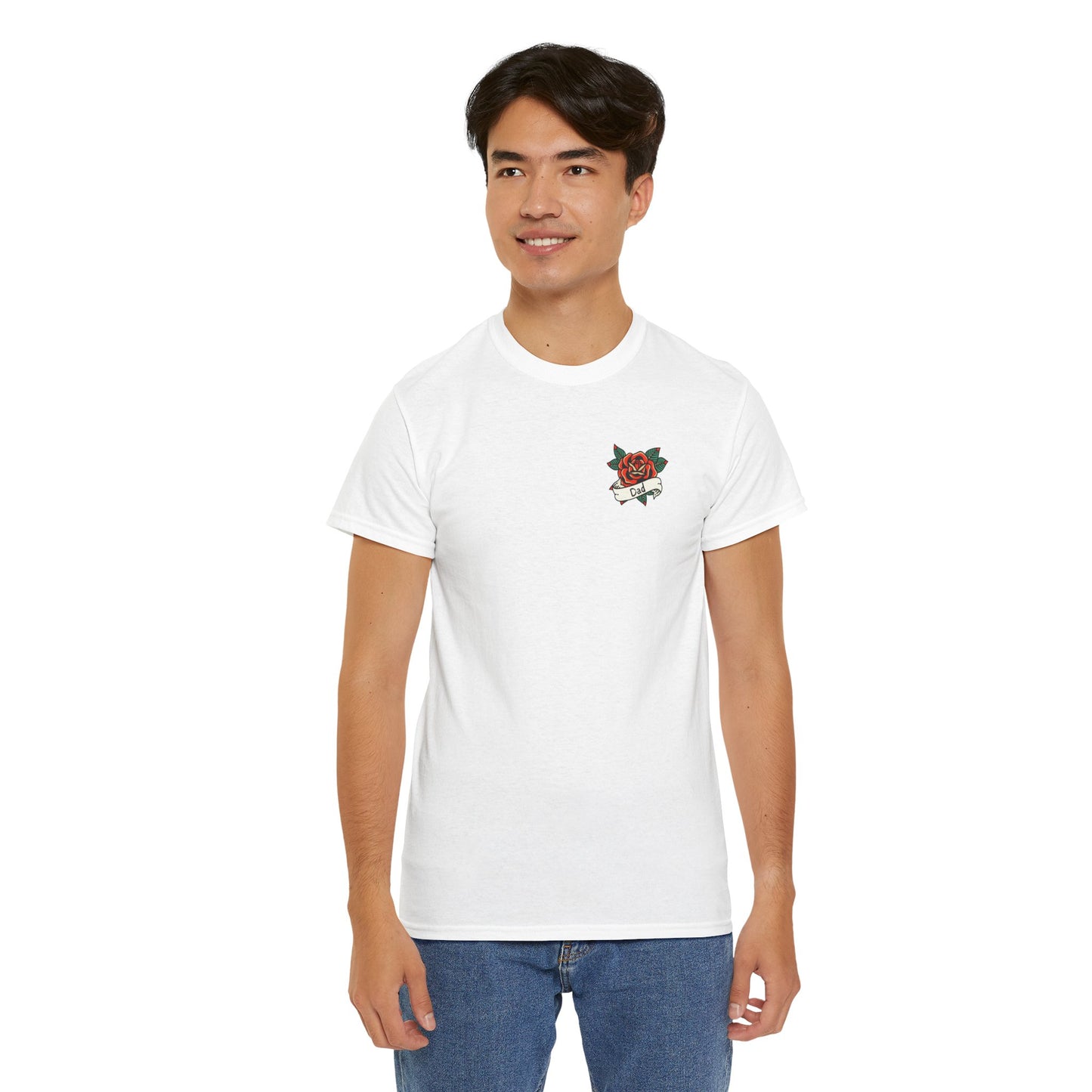 Dad Heavy Cotton Tee | Tattoo Design