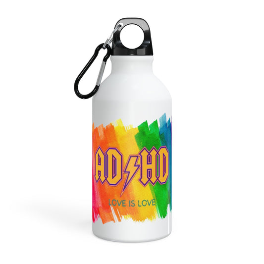 PRIDE ADHD Oregon Sport Water Bottle with CARABINER! (many colours)