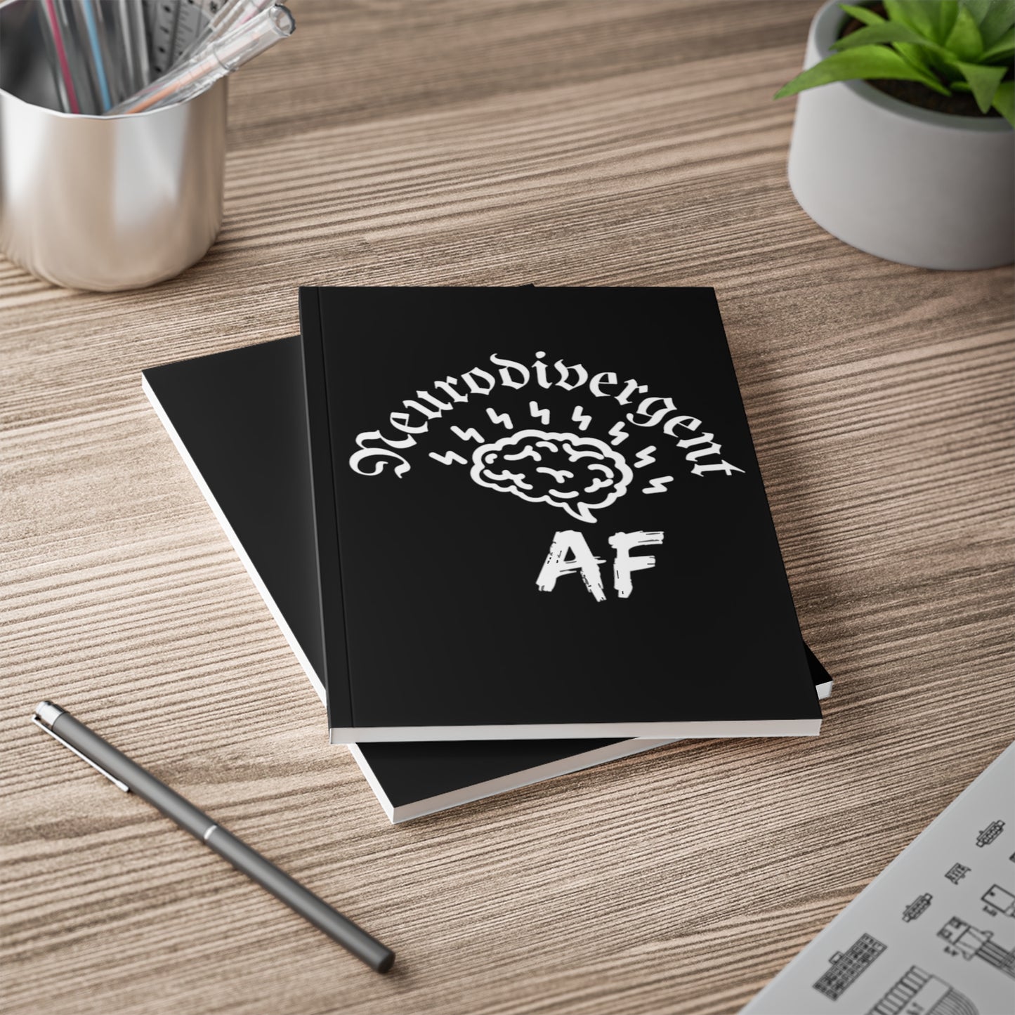 Notebook Softcover A5, Neurodivergent AF