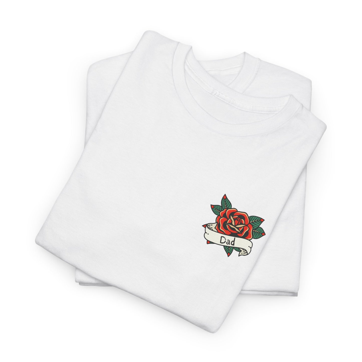 Dad Heavy Cotton Tee | Tattoo Design