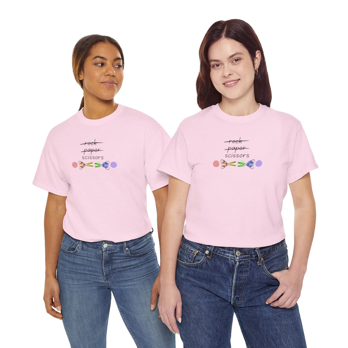 Pride Lesbian/Bi T-shirt-Unisex Heavy Cotton