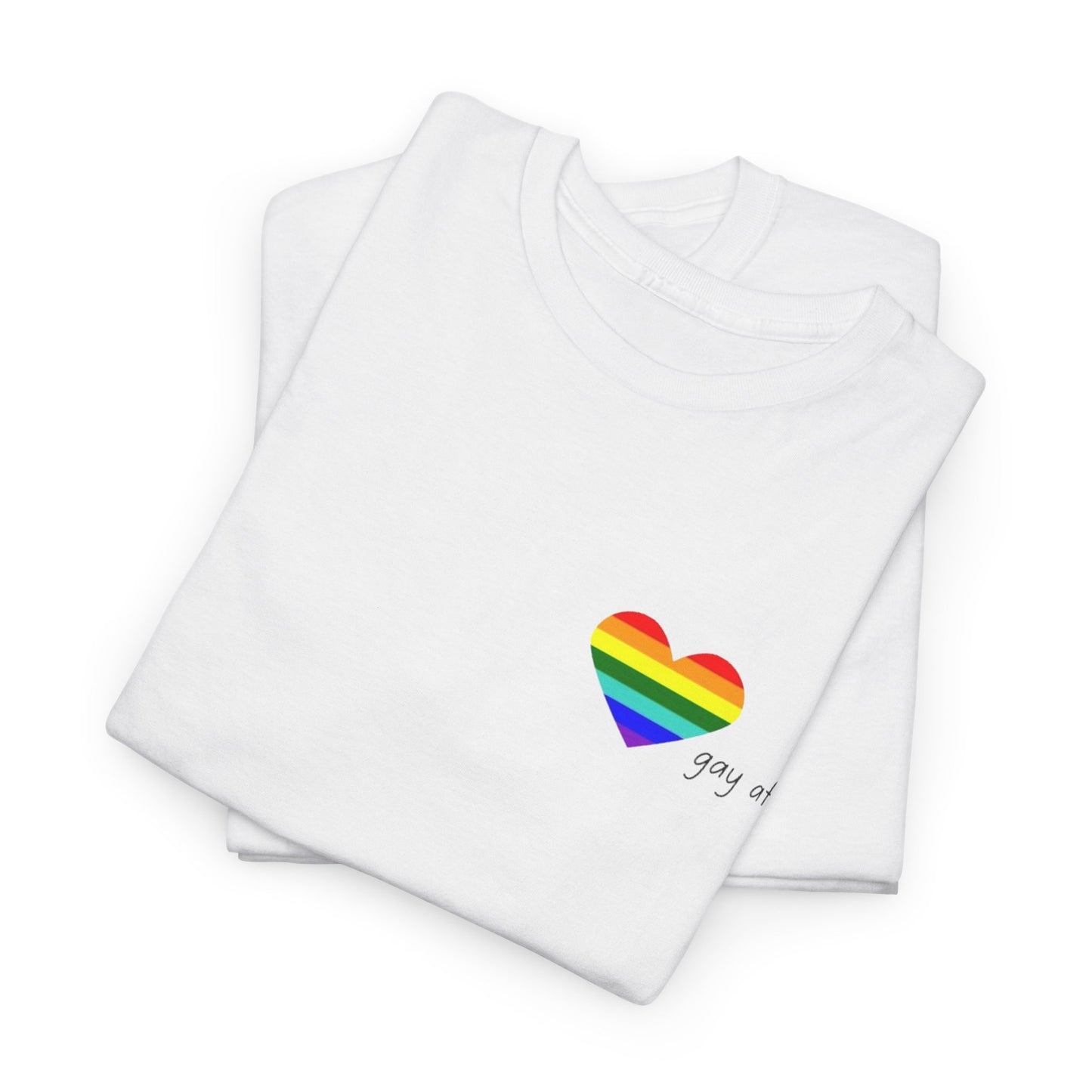 Pride  GAY AF T-shirt-Unisex Heavy Cotton  (many colours)