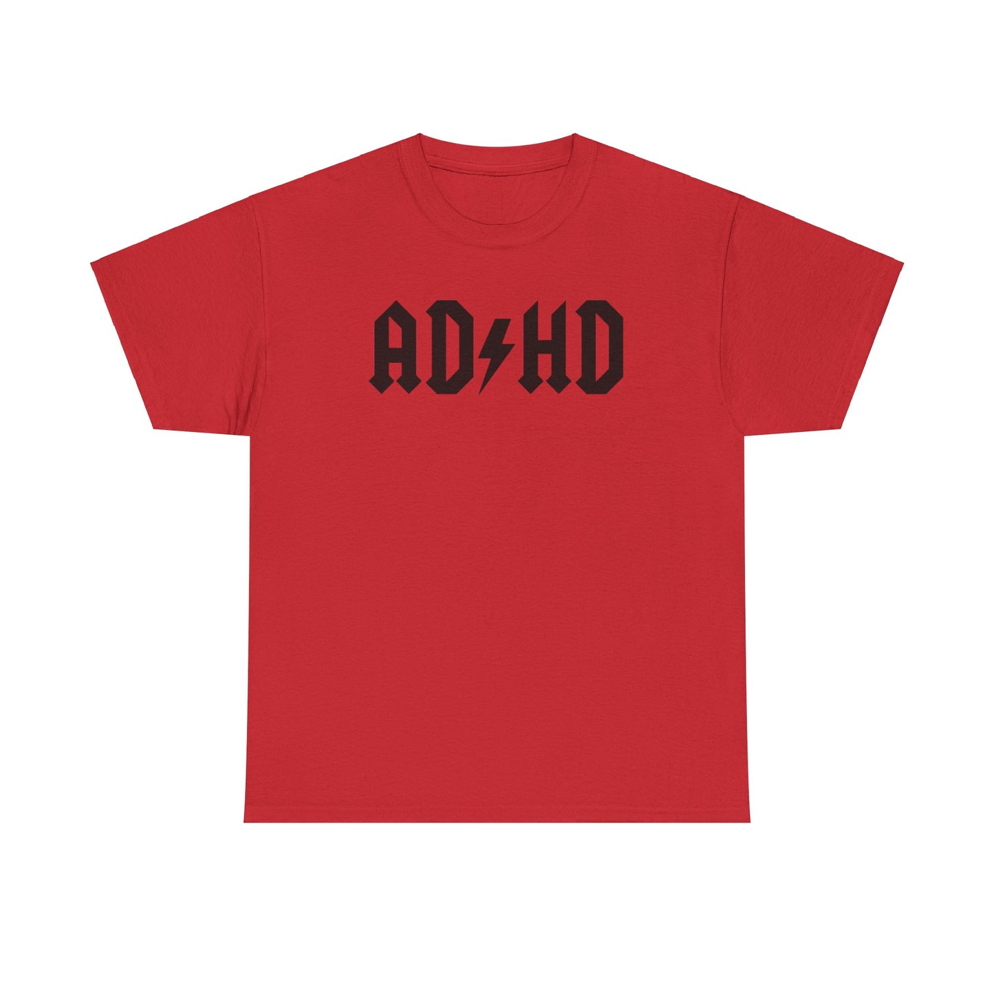 Unisex ADHD ADULT Heavy Cotton T-shirt (many colours)