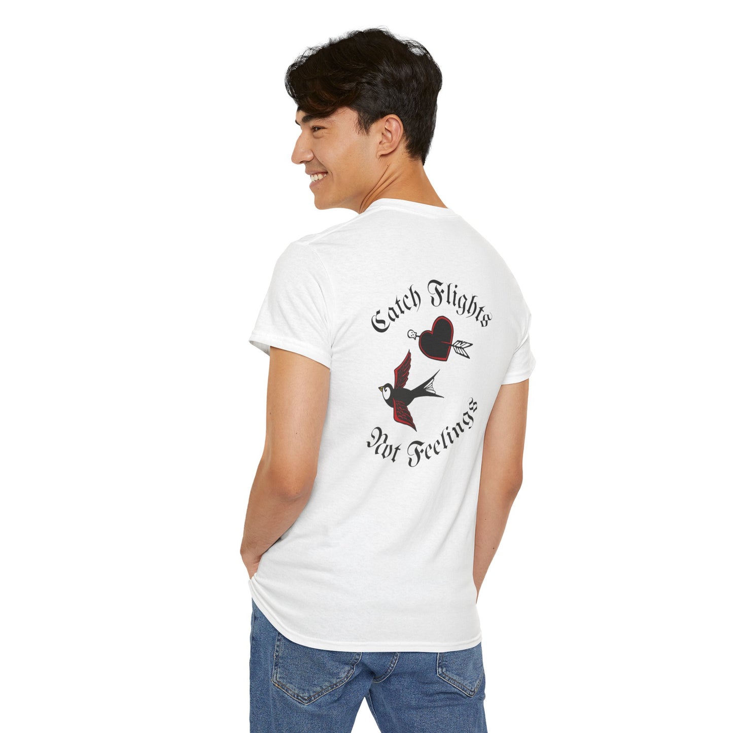 A Tattoo Catch Flights, Not feelings Tattoo Unisex T-shirt