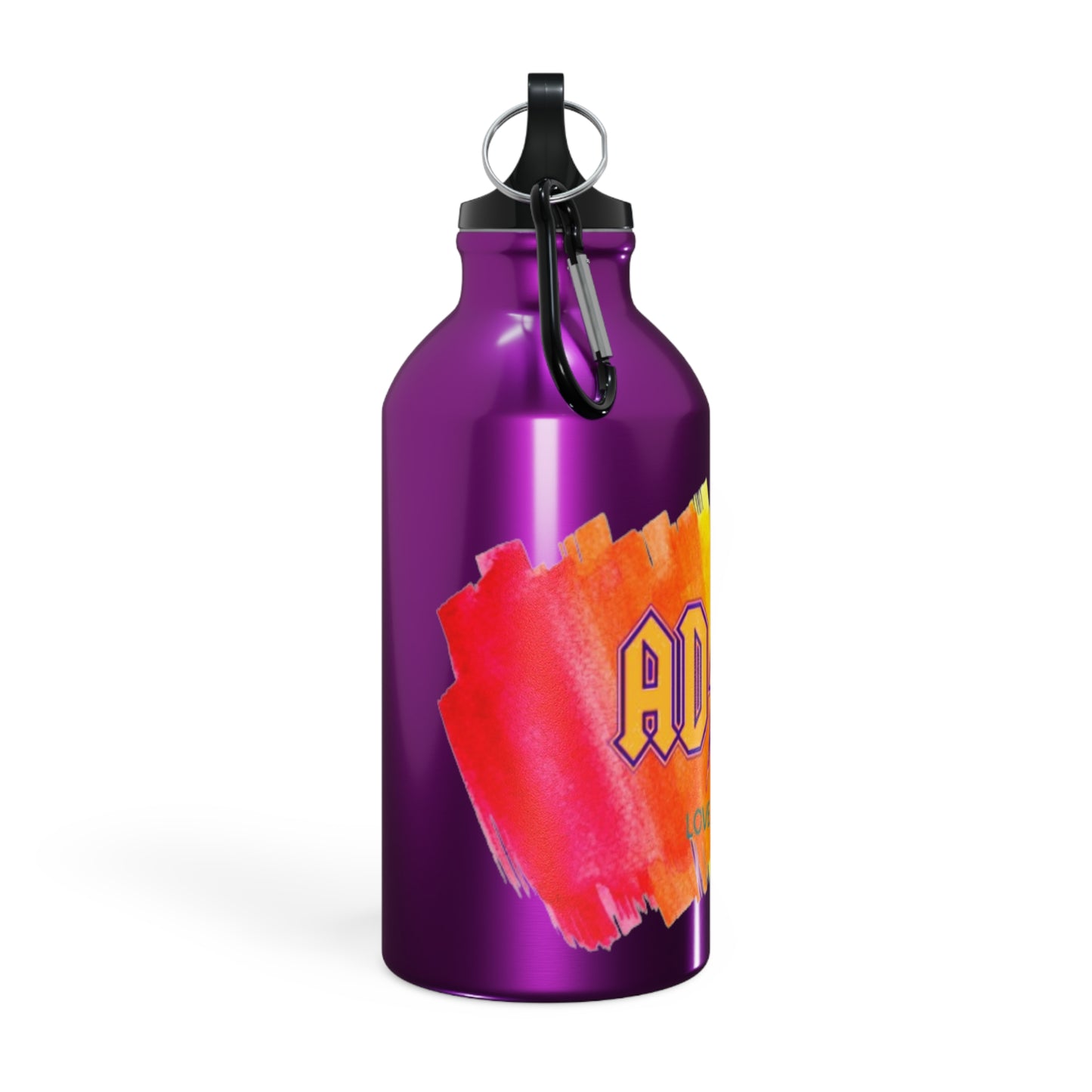 PRIDE ADHD Oregon Sport Water Bottle with CARABINER! (many colours)