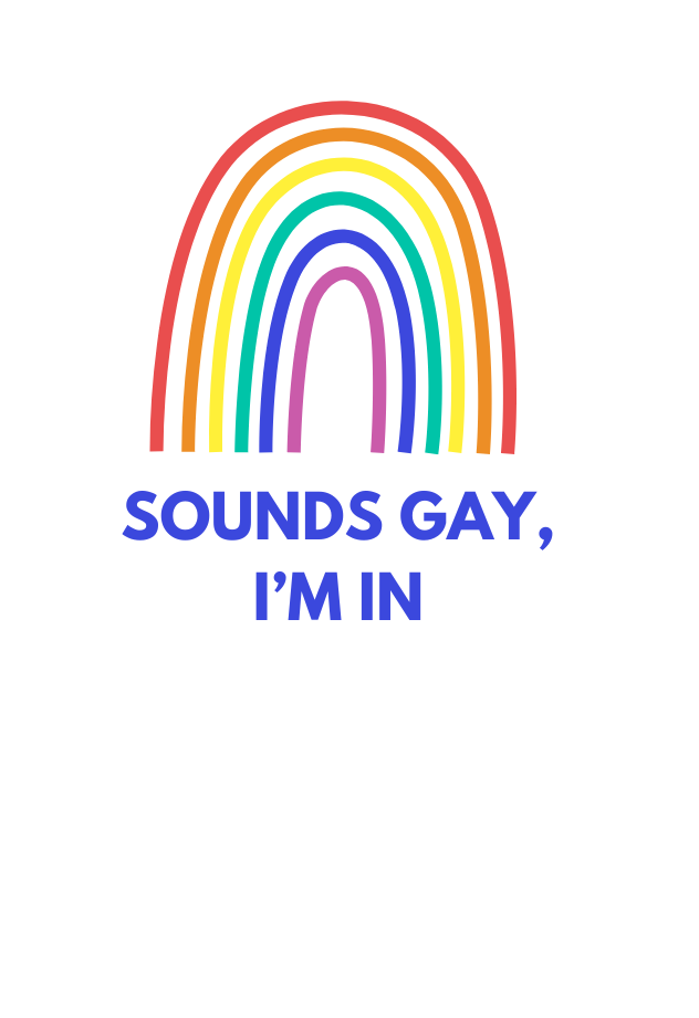 Pride Sounds Gay I'm In Unisex Heavy Cotton T-shirt